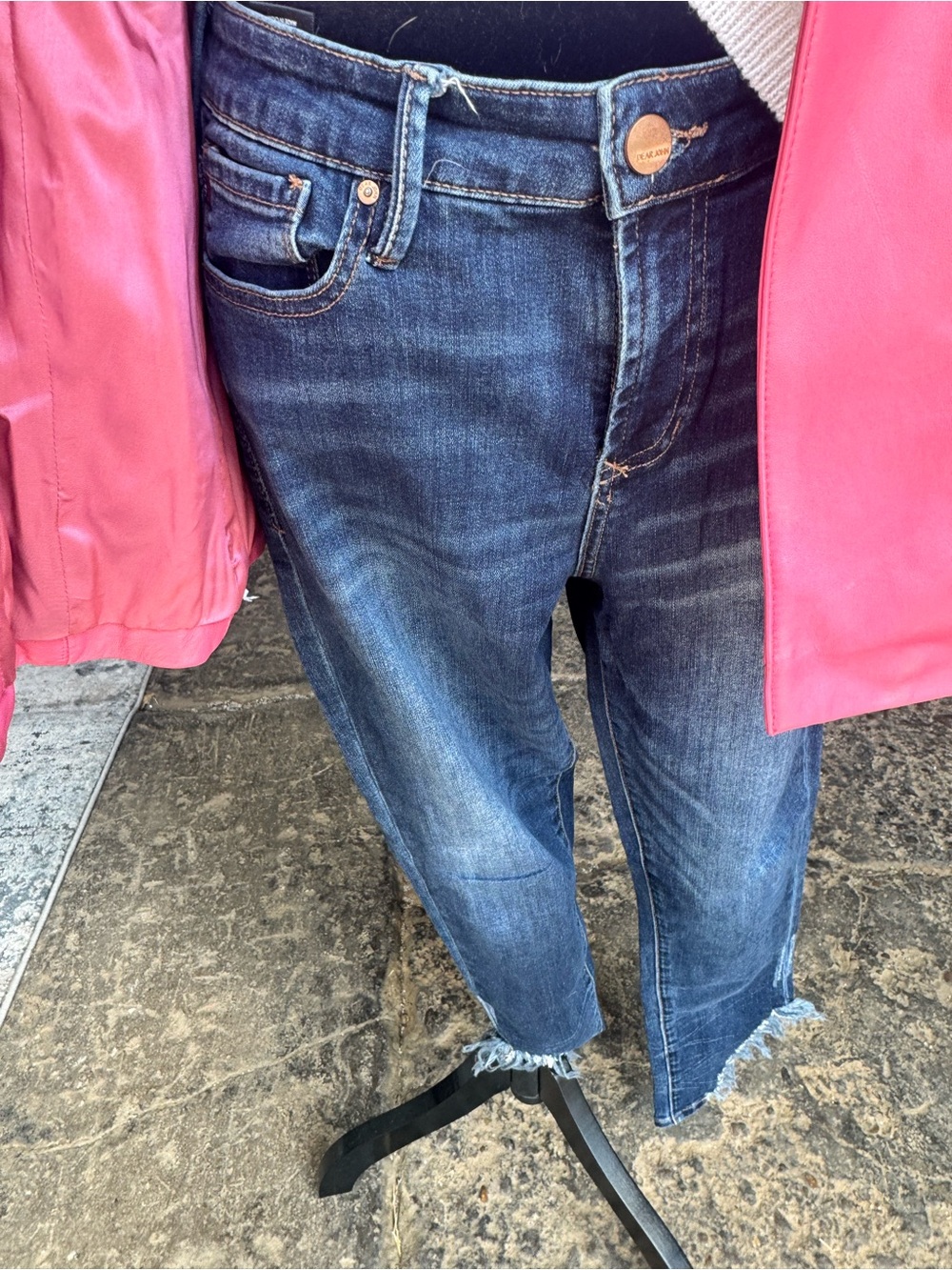 Dear John Ankle Distressed Jeans